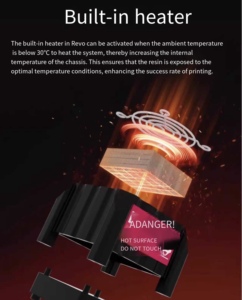 เครื่องพิมพ์เรซิ่น 3 มิติ Phrozen Sonic Mighty Revo 14K จอ LCD โมโน 14K ความละเอียด 16.8μm ความแม่นยำ XY ระบบปรับระดับอัตโนมัติ เซ็นเซอร์อัจฉริยะ สำหรับงานเครื่องประดับและทันตกรรม - Product Image 6