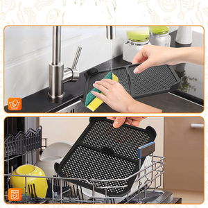 Accesorios para freidora de aire resistentes a altas temperaturas, Protector contra salpicaduras de aceite de silicona de grado alimenticio, protector contra salpicaduras para freidora de aire - Product Image 2