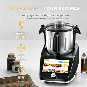 <span class=keywords><strong>Robot</strong></span> culinaire OEM 1800W 4,5L en acier inoxydable, 10+ vitesses, mixeur contrôlé par application <span class=keywords><strong>pour</strong></span> soupes, smoothies, milkshakes - Usage domestique - Product Image 5