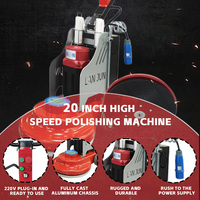Machine de polissage et de lustrage de sols en marbre et en pierre, portable, à double vitesse, haute vitesse, 20 pouces, avec aspiration des poussières
