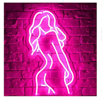 Vente directe d'usine Sexy Logo Neon Sign Acrylique Personnalisé Home Room Decor Lips Led Neon Sign