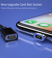 GloryMark — câble de données magnétique 3 en 1 pour téléphone, ventouse carrée, grand pouvoir intégré, chargement rapide, USBC