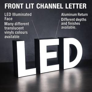 Letrero LED Acrílico Retroiluminado de Alta Luminosidad con Elegante Fuente Cursiva, Diseño Personalizable para Boutiques y Tiendas Premium - Product Image 5