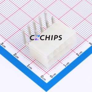 A420E1W2-2W10P12 Wire-to-Board Pin Header Bent Lead Through Hole,P=4.2mm Connector 2x5P 4.2mm Right Angle Insert Mini-Fit MX 4.2 - Product Image 1