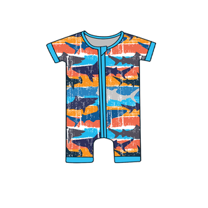 Barat, Natal, Berburu/memancing Zippys, Baju Pendek Beritsleting Ganda  Bambu Zippy  Bambu Baju Bayi Baru Lahir Beritsleting - Product Image 1