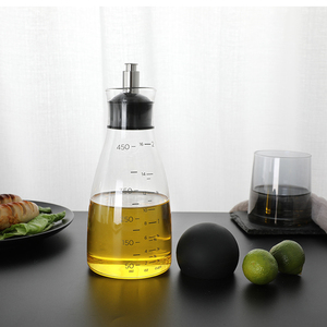 BPA Miễn Phí <span class=keywords><strong>Salad</strong></span> <span class=keywords><strong>Dressing</strong></span> lọ Shaker Borosilicate chai <span class=keywords><strong>salad</strong></span> Maker với chai thủy tinh dầu ô liu bếp Dispenser - Product Image 3