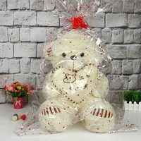 Emballage clair de sac en plastique matériel transparent de PVC pp pour des paniers de cadeau de fleur de sucrerie et de chocolat