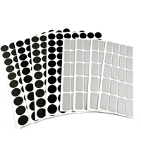 XHTTAPE Patins de protection pour pieds de table et de chaise en FOMA, adhésifs acryliques simple face, durables, réutilisables, faible bruit, imperméables, 48 mm
