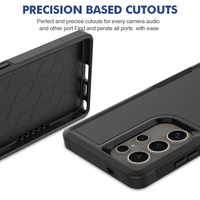 Coque de téléphone portable S25U TPU + PC Housse de téléphone rigide pour coque Samsung Galaxy S25 Ultra