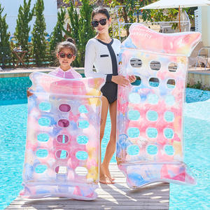 Flotador inflable de sirena Inf Kelukeya con orificios para fiestas en la piscina, para adultos y niños, silla flotante tipo balsa. - Product Image 2