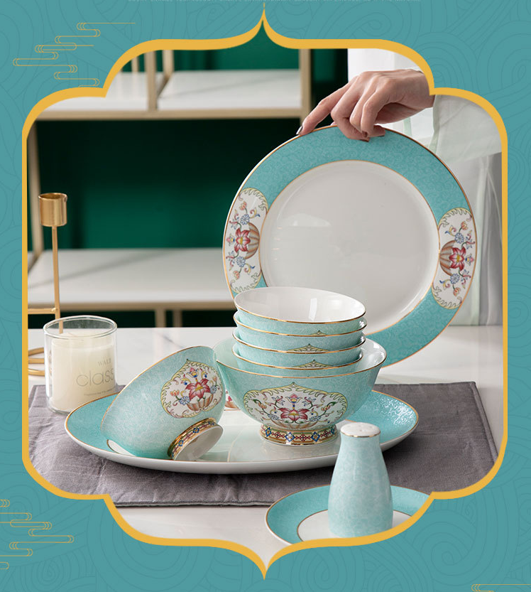 中国食器　中華 Amazon.co.jp: 伝統的な中国の食器セット、56 個の磁器青と白の