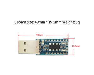 WCH JYC-CH551/JYC-CH552 CH551/CH552 Mini Scheda Core USB per Sviluppo Microcontrollore 51 - Product Image 5