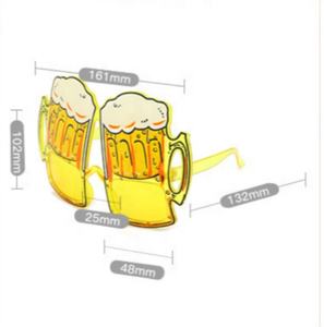 Gallina fiesta vestido de lujo Hawaiano playa <span class=keywords><strong>gafas</strong></span> de sol amarillo cerveza - Product Image 4