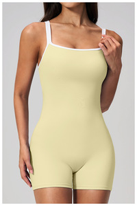 Combinaison de sport une pièce taille haute pour <span class=keywords><strong>femme</strong></span>, idéale pour le yoga et la gym 2026 - Product Image 5