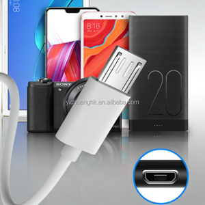 Cable de Carga Rápida 3A Micro USB a Conector Trapezoidal, Cable de Datos para iPhone de PVC Inalámbrico de Una Sola Punta, Conductor de Cobre Puro, Blanco - Product Image 3