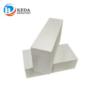 JM23 26lightweight Refractory Insulation Brick KEDA Mullite Insulating Brick / 26 / 28 / 30 Mullite Insulation Firebrick