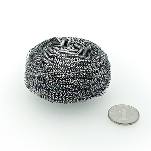 Foamstar 20g Paquete de 3 fregadores de acero inoxidable Bola de alambre para fregaderos de cocina para lavar platos Limpieza - Product Image 2