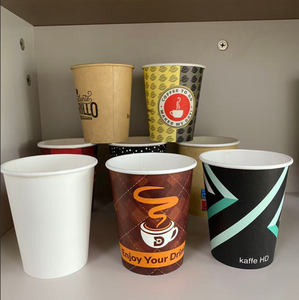 Gobelets en papier à base de papier enduit de PE, prix usine, pour café, boissons gazeuses, biodégradables, imprimés offset - Product Image 3