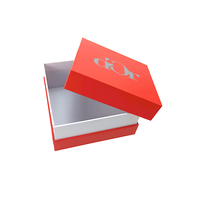 Boîte cadeau rigide en carton pour montre, rouge et blanc, design de luxe, emballage rouge mat, boîte en papier imprimée pour bijoux, 5 pièces