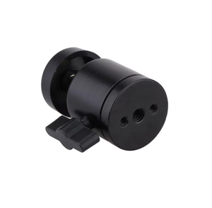 Mini Swivel Ball Head Tripod 360 Degree Rotation Adapter <strong>Bracket</strong>, Black for Camera Phone Light Multi-Device Camera Accessories - Product Image 6