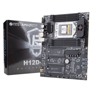 Huanzhi เมนบอร์ด H12D-8D ATX epyc 7002/7003ซ็อกเก็ตชุด SP3 PCIe 4.0 X16 3X M.2 NVMe 2.5GbE - Product Image 2
