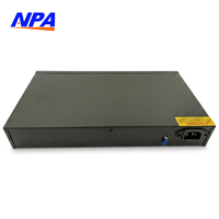 Commutateur PoE AI 24 ports 10/100 Mbps + 2 ports Uplink Gigabit + 1 SFP RJ45 16 Gbit/s, capacité de commutation élevée, en stock pour caméras IP et vidéosurveillance