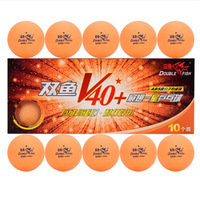 Vente en gros balles de ping-pong à double poisson 3 étoiles V40 + nouveau matériel 6pcs/boxs pour le jeu