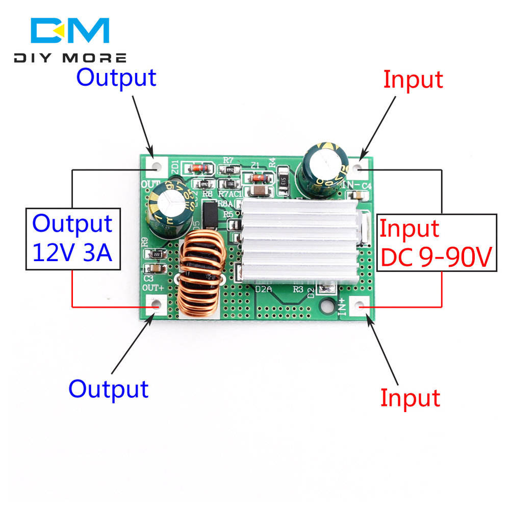 Modulo Convertitore Tensione AC-DC Convertitore Step-down AC 36V A - Foto 4