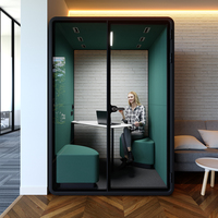 Cabine vocale mobile pour hôtel, pod d'enregistrement, pod de vie, pod de jardin, pod intérieur préfabriqué insonorisé pour bureau, travail et réunions