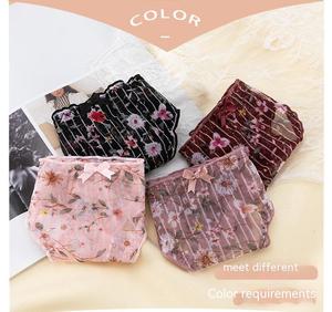 بسعر الجملة مخصص جديد شفاف منخفض الخصر على شكل حرف G-string مطبوع للنساء