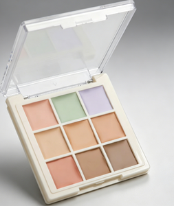 Palette di Cosmetici Minerali Naturali per il Viso, <span class=keywords><strong>Contorno</strong></span> <span class=keywords><strong>Occhi</strong></span>, Sopracciglia, Blush, Protezione Solare Impermeabile, 9 Colori in Crema per Tutti i Tipi di Pelle - Product Image 1