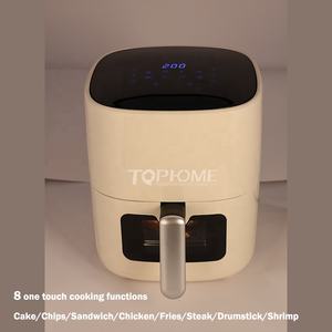 Friteuse à air numérique grande capacité 5,5 L à écran tactile, modèle 2025, la plus vendue et économique, avec fenêtre de visualisation – Four friteuse à air et <span class=keywords><strong>grille</strong></span>-<span class=keywords><strong>pain</strong></span> intégré - Product Image 3