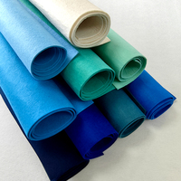 Rouleau de tissu non tissé 100% polyester de couleurs assorties, feutre doux, résistant à l'huile et aux déchirures, découpe personnalisée, OEM disponible