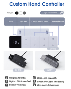 2cf3 hiện đại Ergonomic có thể điều chỉnh điện đứng bàn khung thương mại đồ nội thất văn phòng ngồi đứng nâng bảng - Product Image 5