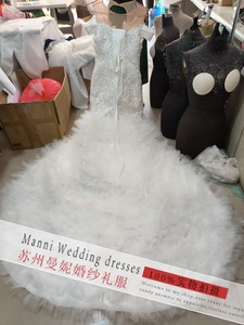 Nuevo Vestido de Novia Blanco con Hombros Descubiertos y Volantes para Mujer 2025, Vestido de Novia de Lujo Personalizado con Mangas de Malla y Perlas para Dama - Product Image 5