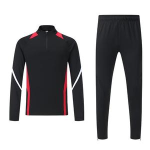 Unisex High Quality 1/4 Zip Warm-Up Sweatpants Eco-Friendly Breathable Windproof Custom Soccer <strong>Tracksuit</strong> for Autumn <strong>Classic</strong> - Product Image 2
