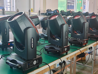 Luz Móvil Beam de 295W, 2 Piezas en 1 Estuche, Prismas Dobles, Proyector de Luz para Escenario, Bombillas Halógenas, Control DMX512/Activación por Sonido, KTV