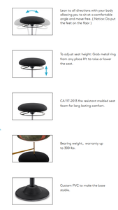 Mobilier de laboratoire, tabouret réglable en métal, <span class=keywords><strong>chaise</strong></span> de laboratoire - Product Image 4