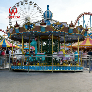 Manège de grande taille pour enfants, équipement d'attraction de parc d'attractions extérieur, carrousel à 24 places, en promotion - Product Image 3