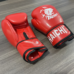 Gants de boxe de compétition de qualité supérieure pour femmes, en cuir PU, avec lacets, gants de boxe personnalisés pour les boxeurs - Product Image 3