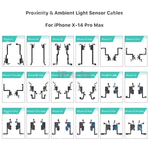 Kit de herramientas de reparación de tono verdadero iParts Refox RP30 Módulo de detección de <span class=keywords><strong>sensor</strong></span> de luz ambiental/proximidad y cables de etiqueta - Product Image 3