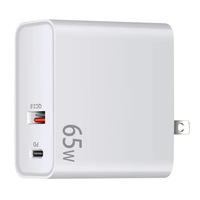 Produits les plus vendus chargeur 65W gan tech chargeur usbc type-c charge rapide pour chargeur de téléphone android 65Watt pour Iphone