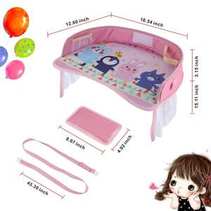 حامل وجبات خفيفة مضادة للماء للرضع ، سيارة أطفال مع أطقم طعام داخلية قابلة للإزالة - Product Image 4