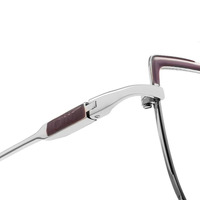Monture optique élégante pour femme, style œil de chat, en métal, avec branches moulées avec précision, légère, à monture complète, en stock