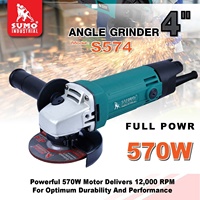 SUMO Offre Spéciale S574 Mini meuleuse d'angle Pleine puissance 570W Meuleuse d'angle sans balais Meuleuse d'angle 100mm Support OEM/ODM