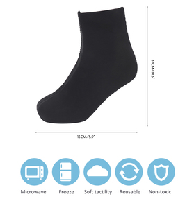 Calcetines de Gel Térmicos Reutilizables para Terapia de Calor y Frío, para Fascitis Plantar y Neuropatía Diabética - Product Image 4