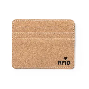 Tarjetero de corcho con RFID, merchandising sostenible - Product Image 2