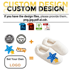 Pantofole Invernali Calde Multicolore per Famiglia <span class=keywords><strong>con</strong></span> Logo Personalizzato in PVC, Suola Antiscivolo e Punta Arrotondata - Product Image 2
