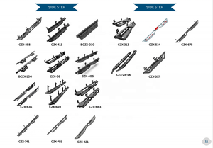 Estribos Laterales de Alta Resistencia para Camionetas, Barras Nerf Todoterreno de Acero al Manganeso para Ford Ranger Toyota Lc79 - Product Image 6