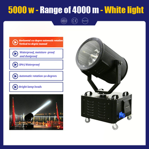 Mạnh mẽ 1000W-7000W <span class=keywords><strong>Xenon</strong></span> searchlight công suất cao bầu trời và mặt đất đánh dấu LED ánh <span class=keywords><strong>s</strong></span>áng thép không gỉ cơ thể để bán - Product Image 6